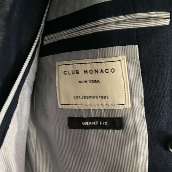 Double Breasted Linen Blazer - Club Monaco - Picture 2 of 2